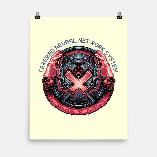 Connecting Minds Uniting Worlds-None-Matte-Poster-glitchygorilla