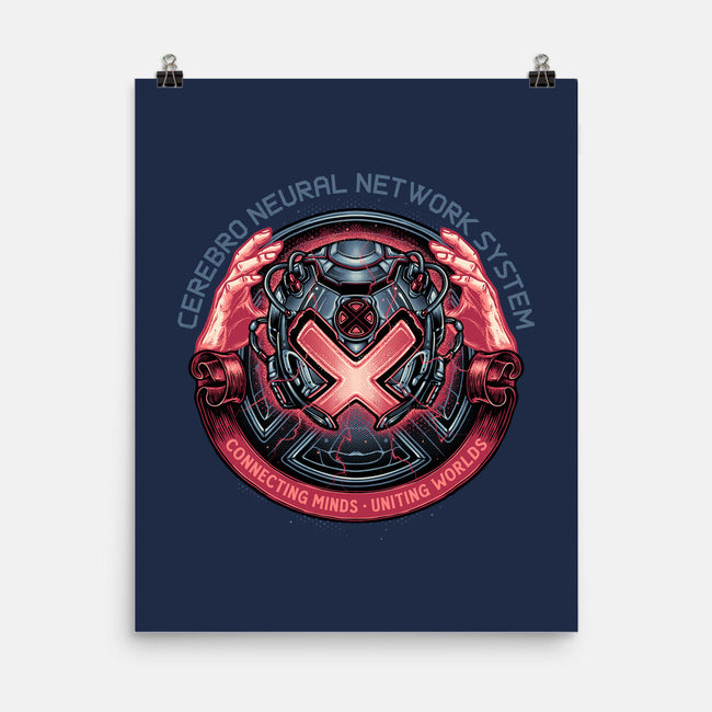Connecting Minds Uniting Worlds-None-Matte-Poster-glitchygorilla