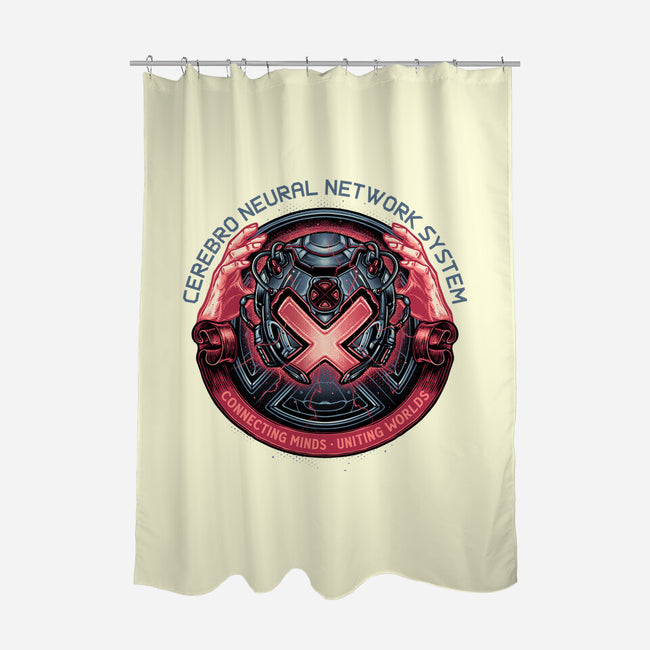 Connecting Minds Uniting Worlds-None-Polyester-Shower Curtain-glitchygorilla