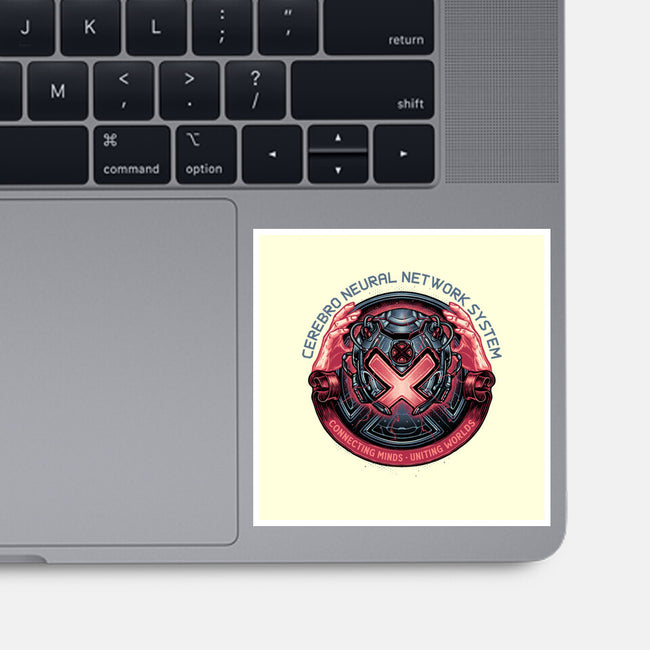 Connecting Minds Uniting Worlds-None-Glossy-Sticker-glitchygorilla