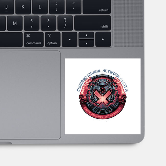 Connecting Minds Uniting Worlds-None-Glossy-Sticker-glitchygorilla