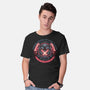Connecting Minds Uniting Worlds-Mens-Basic-Tee-glitchygorilla