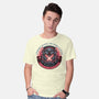 Connecting Minds Uniting Worlds-Mens-Basic-Tee-glitchygorilla