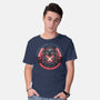 Connecting Minds Uniting Worlds-Mens-Basic-Tee-glitchygorilla