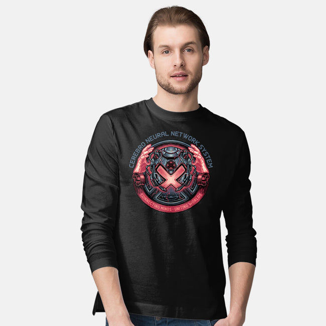 Connecting Minds Uniting Worlds-Mens-Long Sleeved-Tee-glitchygorilla