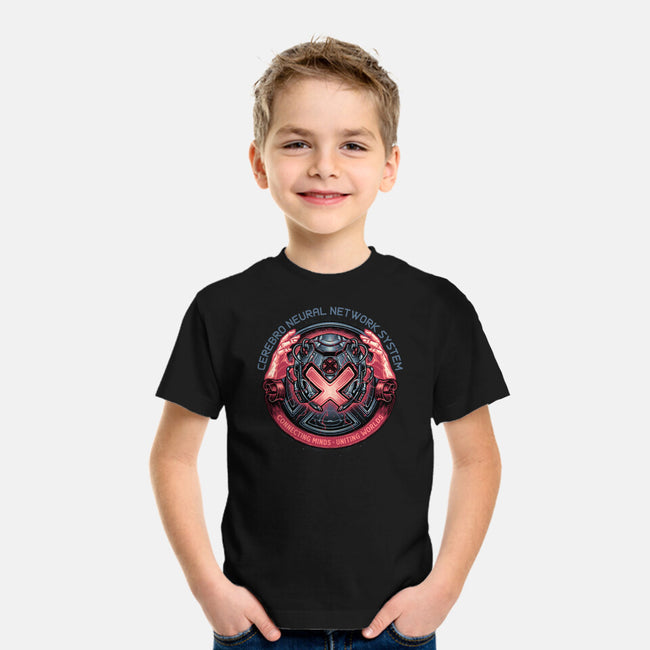 Connecting Minds Uniting Worlds-Youth-Basic-Tee-glitchygorilla