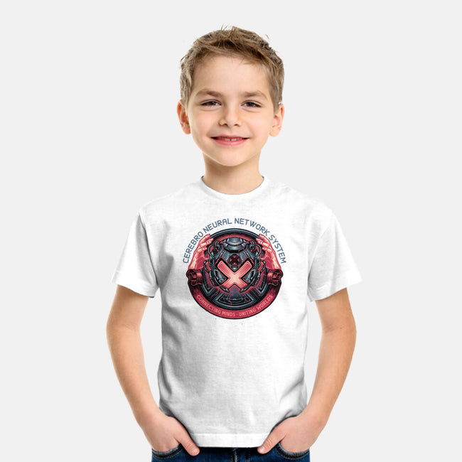 Connecting Minds Uniting Worlds-Youth-Basic-Tee-glitchygorilla