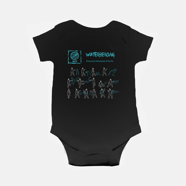 Waterbending-Baby-Basic-Onesie-Gleydson Barboza
