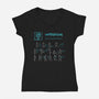 Waterbending-Womens-V-Neck-Tee-Gleydson Barboza