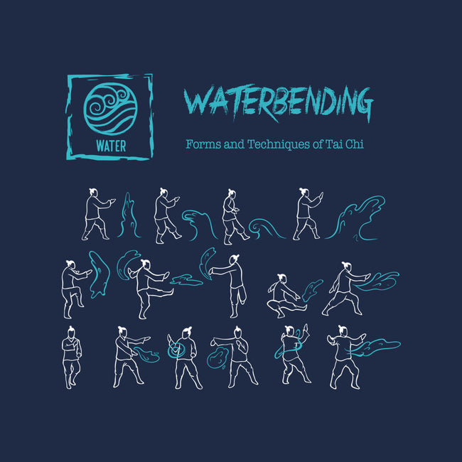 Waterbending-Womens-V-Neck-Tee-Gleydson Barboza