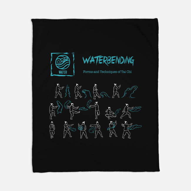 Waterbending-None-Fleece-Blanket-Gleydson Barboza