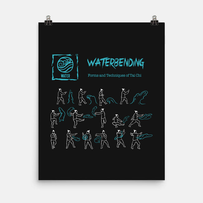 Waterbending-None-Matte-Poster-Gleydson Barboza