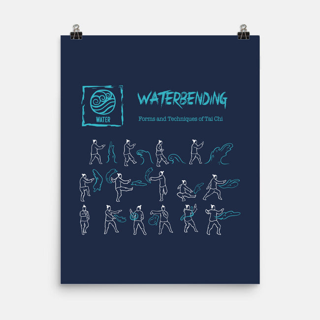 Waterbending-None-Matte-Poster-Gleydson Barboza