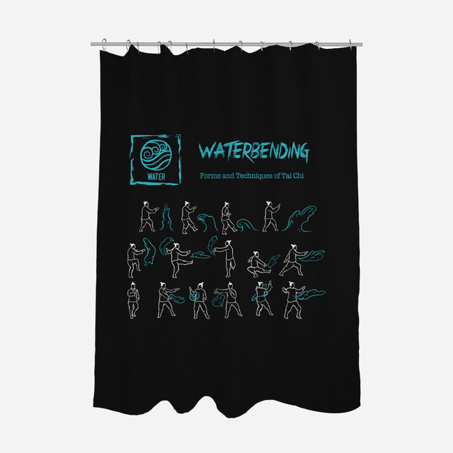 Waterbending-None-Polyester-Shower Curtain-Gleydson Barboza
