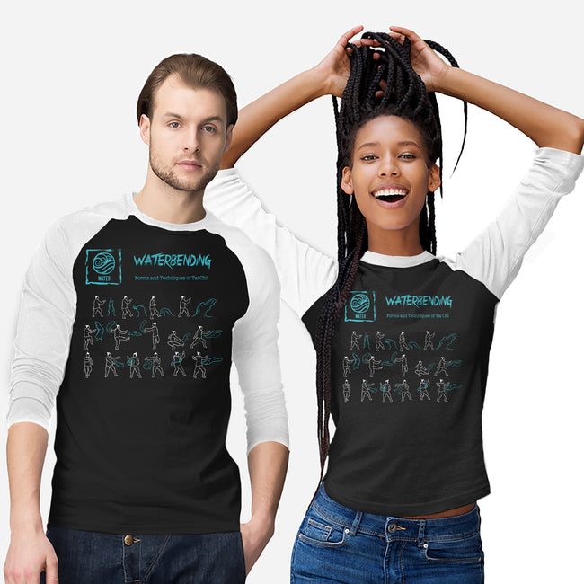 Waterbending-Unisex-Baseball-Tee-Gleydson Barboza