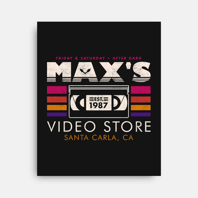 Santa Carla Video Club-None-Stretched-Canvas-sachpica