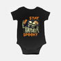 Stay Spooky Selfie-Baby-Basic-Onesie-fanfabio