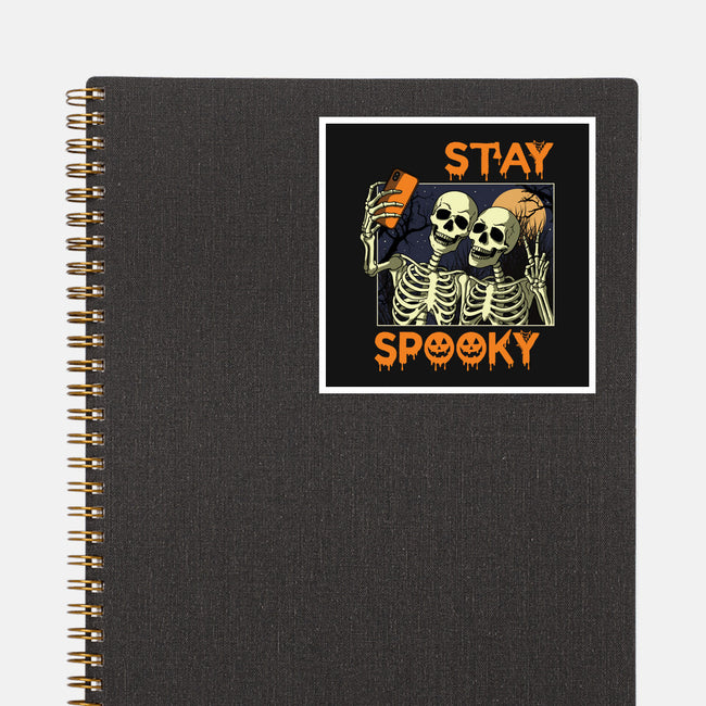 Stay Spooky Selfie-None-Glossy-Sticker-fanfabio