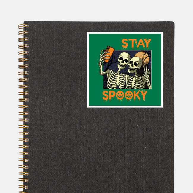 Stay Spooky Selfie-None-Glossy-Sticker-fanfabio