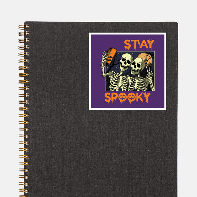 Stay Spooky Selfie-None-Glossy-Sticker-fanfabio
