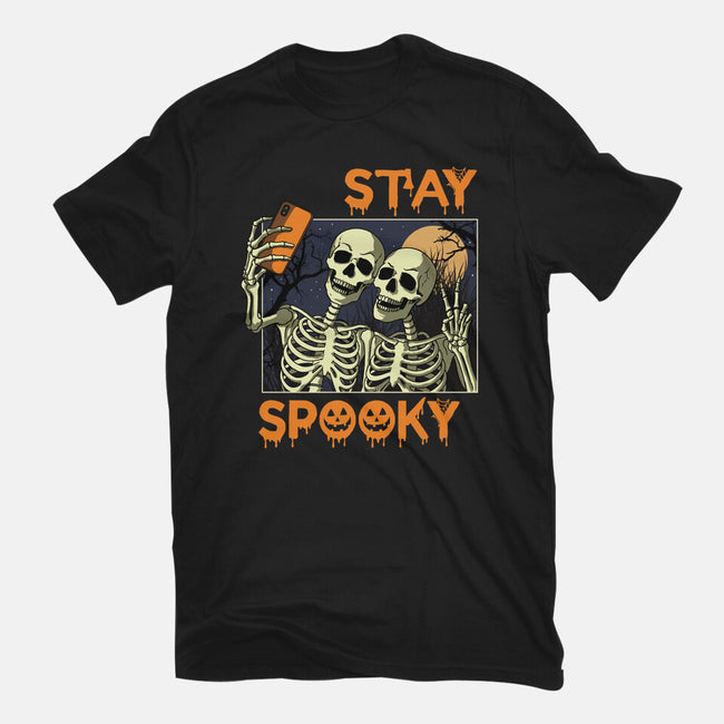Stay Spooky Selfie-Mens-Heavyweight-Tee-fanfabio