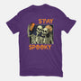Stay Spooky Selfie-Mens-Basic-Tee-fanfabio