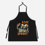 Stay Spooky Selfie-Unisex-Kitchen-Apron-fanfabio