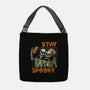 Stay Spooky Selfie-None-Adjustable Tote-Bag-fanfabio
