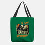 Stay Spooky Selfie-None-Basic Tote-Bag-fanfabio