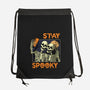 Stay Spooky Selfie-None-Drawstring-Bag-fanfabio