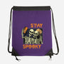 Stay Spooky Selfie-None-Drawstring-Bag-fanfabio
