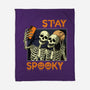 Stay Spooky Selfie-None-Fleece-Blanket-fanfabio