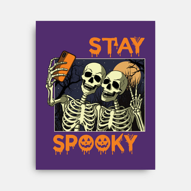 Stay Spooky Selfie-None-Stretched-Canvas-fanfabio