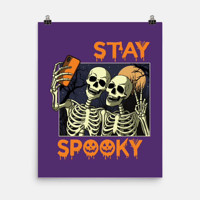 Stay Spooky Selfie-None-Matte-Poster-fanfabio