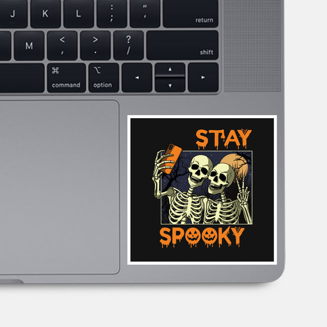 Stay Spooky Selfie-None-Glossy-Sticker-fanfabio