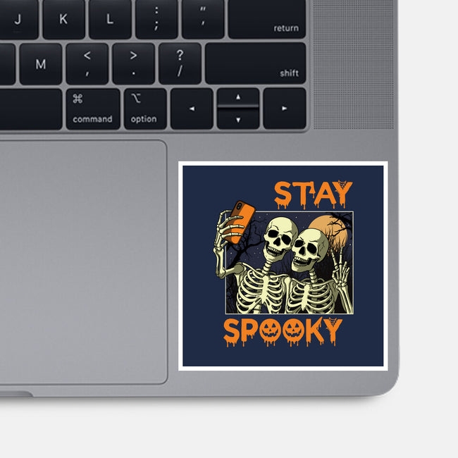 Stay Spooky Selfie-None-Glossy-Sticker-fanfabio