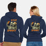 Stay Spooky Selfie-Unisex-Zip-Up-Sweatshirt-fanfabio