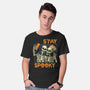 Stay Spooky Selfie-Mens-Basic-Tee-fanfabio