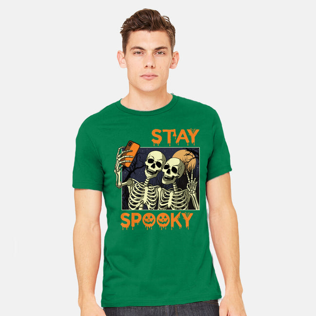 Stay Spooky Selfie-Mens-Heavyweight-Tee-fanfabio