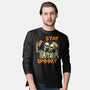 Stay Spooky Selfie-Mens-Long Sleeved-Tee-fanfabio