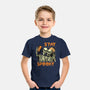 Stay Spooky Selfie-Youth-Basic-Tee-fanfabio