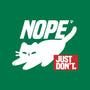 Nope Just Don't-None-Polyester-Shower Curtain-NemiMakeit