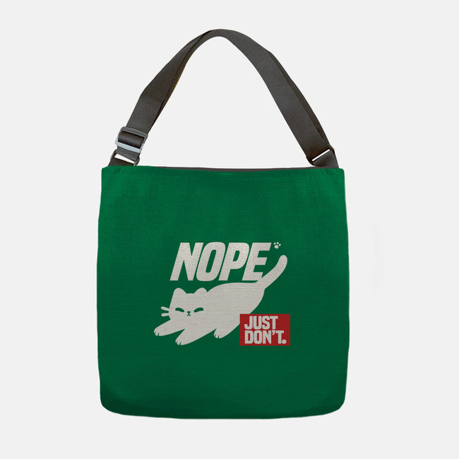 Nope Just Don't-None-Adjustable Tote-Bag-NemiMakeit