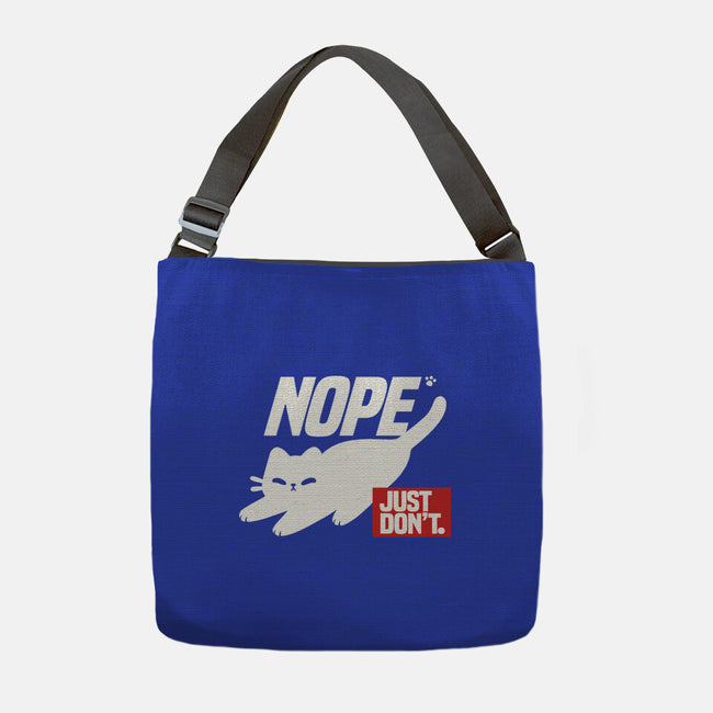 Nope Just Don't-None-Adjustable Tote-Bag-NemiMakeit
