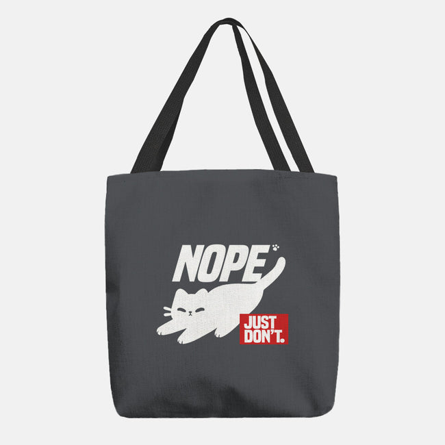 Nope Just Don't-None-Basic Tote-Bag-NemiMakeit
