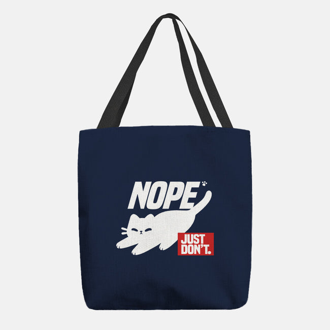 Nope Just Don't-None-Basic Tote-Bag-NemiMakeit