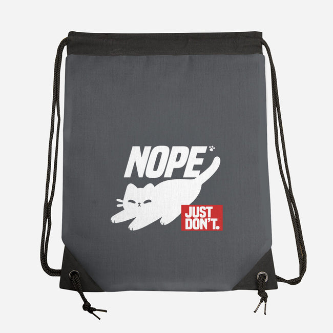 Nope Just Don't-None-Drawstring-Bag-NemiMakeit