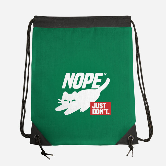 Nope Just Don't-None-Drawstring-Bag-NemiMakeit