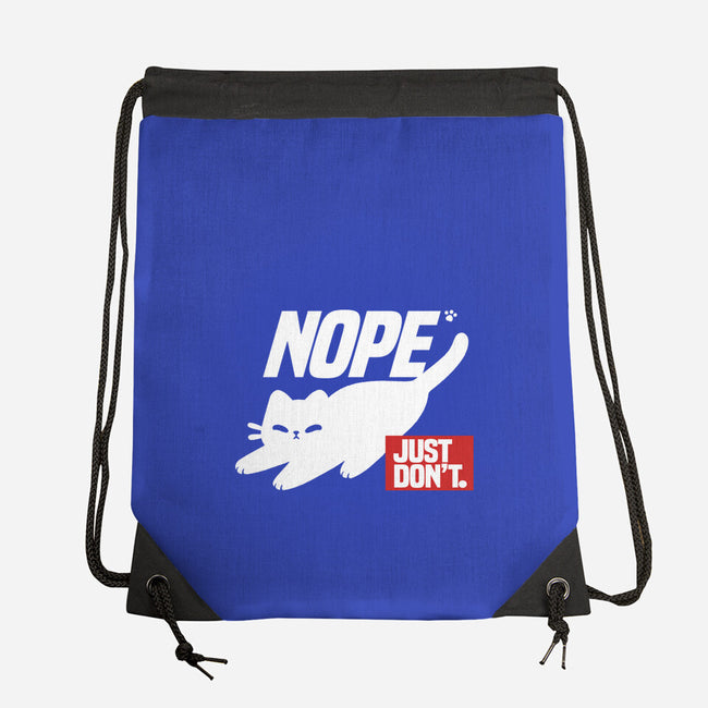 Nope Just Don't-None-Drawstring-Bag-NemiMakeit