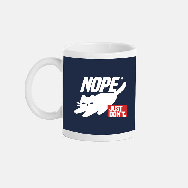Nope Just Don't-None-Mug-Drinkware-NemiMakeit